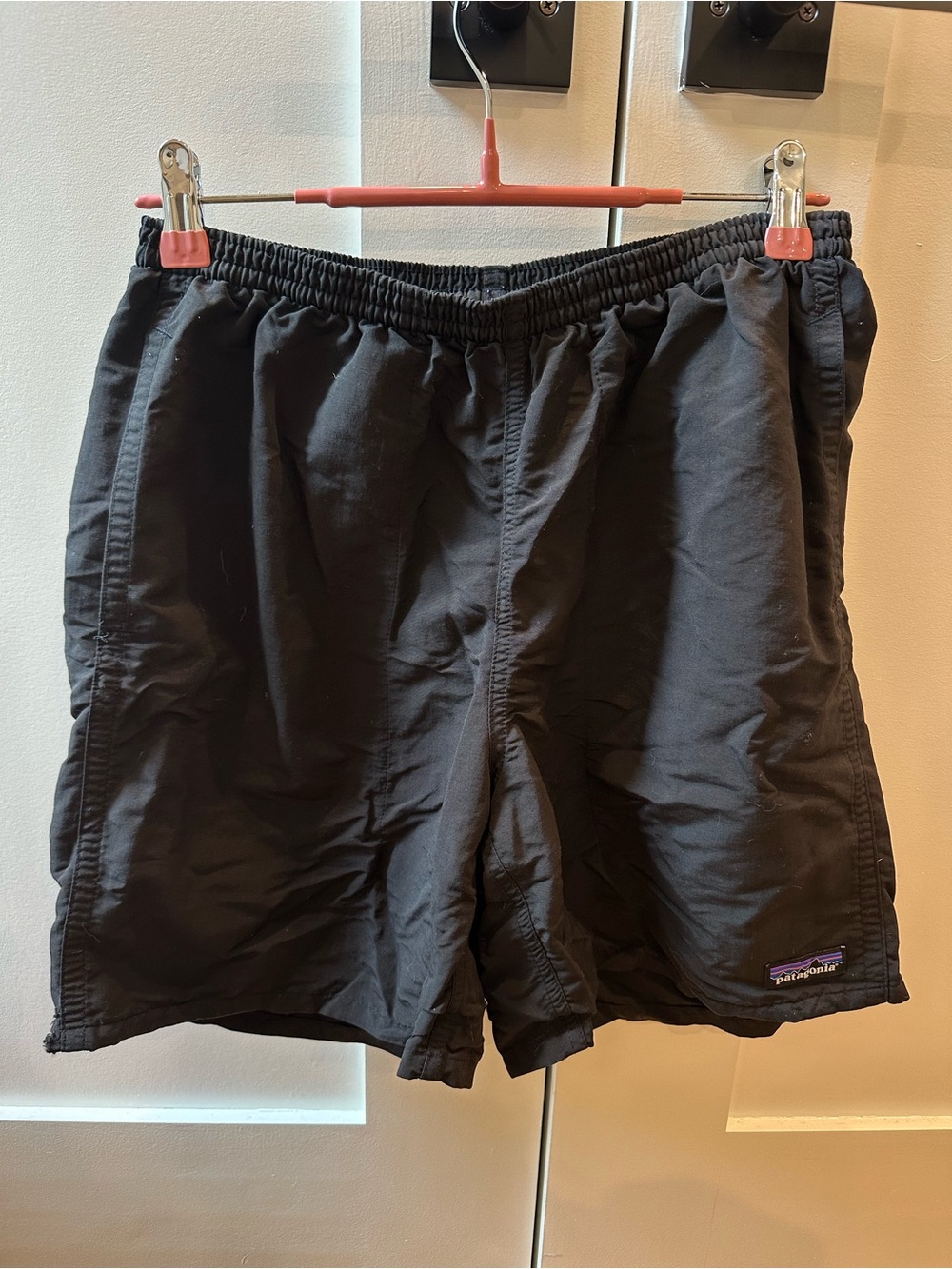 Men’s Patagonia 5” Baggies Black Shorts Small